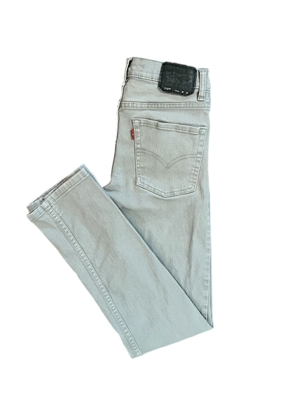 🧍🏽Levi's Big Kid Boys’ 510 Skinny Fit Jeans in Sidewalk~Sz 16 Reg~Low Rise~28X28 - Picture 6 of 14